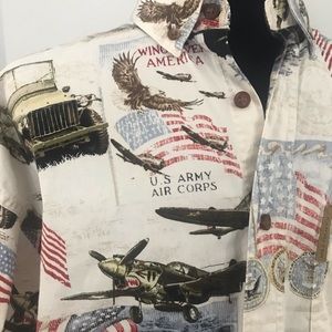 Clearwater Outfitters Military Shortsleeved Shirt. Size M